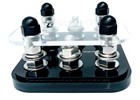 Triple Compact Acrylic  3 Spot  Fuse Holder Made In Usa