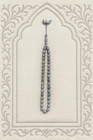 Handmade Gray Tasbih Prayer Beads     33 Beads Islamic Misbaha     Spiritual Gift