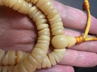 108 Yak Bone Mala 10 5-11mm Beads Tibetan Buddhist Prayer Beads  15 Circumferenc