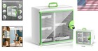 Wall Mount Medicine Cabinet Locking Storage Box Organizer Green 13inch