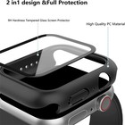 For Apple Watch Serie9 8 7 Iwatch 9h Hd Case Cover Full Screen Protector 41 45mm