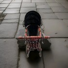 Vintage Victorian Wicker Rattan Baby Doll Carriage Stroller Pram Buggy
