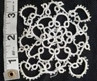 Vintage Tatted Trim Lace Appliqu   Tatting Cotton A13