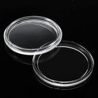 20 Pack 1 54 Inch 39 0 Mm Acrylic Coin Capsule Holder Direct Fit Silver Round