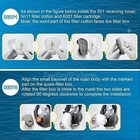 Full Face Respirator Gas Mask For Chemical Organic Vapors Dust Painting Spraying