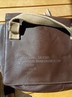 Officer Signal Satchel Brown Leather Shoulder Bag W  Canvas Strap 6th Ed 40k