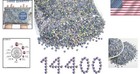 Versatile 14400pcs Hotfix Rhinestones - Ss20 Crystal Ab For Diy Decoration