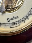 Antique Vintage Ship Salvage Barometer Wood   Brass Made In Germany