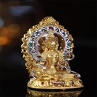 Tibetan Green Dum Buddha Pendant Men s Women s Inlaid Diamond Pendant Jewelry