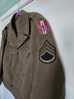 Original Us Army Ww2 Ike Jacket - Size 40r - Dated 1944 - Nicely Patched 