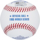 Javy Lopez Atlanta Braves Autographed 1995 World Series Logo Baseball