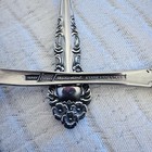 8 Ekco Eterna Beaumont Stainless Steel Salad Forks Fork Set Of 8  Vintage