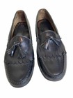 Vintage G h Bass   Co Weejuns Sz 10 Loafer Black Tassel Kiltie Dress Shoe Usa