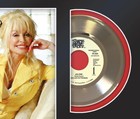 Dolly Parton  jolene  Framed Reproduction Signature 45 Display   m4 