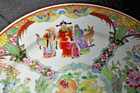 Rare Antique Chinese Famille Porcelain Plate W  Confucius  Pomegranates 10 