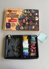 Vintage Makit   Bakit Deluxe Christmas Ornament Kit Partial Stained Glass As-is