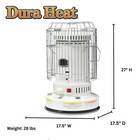 Dura Heat Convection Kerosene Heater  23 800 Btu  Portable Heater-dh2304s