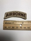 Airborne Tab Desert Brown U s  Army Shoulder Patch Insignia