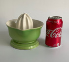 Late 1930s Coorsite Porcelain Unique Swivel Reamer  Juicer  a-12 Mary Walker 