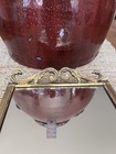 Vtg Rectangular Gold Filigree Mirror Perfume Vanity Tray Hollywood Regency 20    L