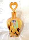 Vintage Maestri Vetrai  Murano-style Art Glass Bottle decanter  9  Tall