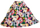 Adrienne Vittadini 80s Vintage Floral Abstract Midi Skirt Women   s Hong Kong