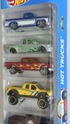 2016 Hot Wheels Hot Trucks 5 Pack    83 Chevy Silverado Nissan Titan Ford New