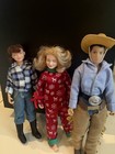 Breyer Vintage Cowboy  Cowgirl  girl  In Horse Pajamas  Sleeping Bag