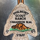 Philmont Boy Scout Ranch Staff Arrowhead Plastic Back