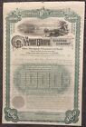 Antique      1885 West Shore Railroad Co  Gold Bond Certificate With Coupons 
