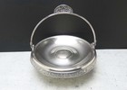 Victorian Antique Southington   Co Quadruple Plated Cake  Bridal Basket Monogram