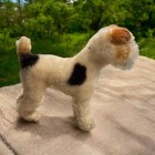 Adorable Vintage Steiff Foxy Fox Terrier Mohair Dog