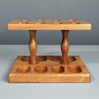 Dunhill Wooden Pipe Stand Vintage 8-pipe Two-tier Rack Tobacciana