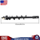 6  X 48  Auger Bit 2  Hex Collar Skid Steer Post Hole Digger Attachment
