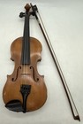 Vintage Violin 20    Made In Germany With Bow 24       Case Aubert Bridge