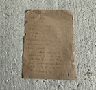 1915 Vintage Old Rare Historical Hand Written Letter Paper With With Sign