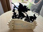 Disney Hallmark The Little Mermaid Ariel Silhouette Shelf Sitter Figurine Decor