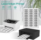 100 Sheets 1 x2-5 8  Address Shipping Labels Stickers 30-up For Inkjet And Laser