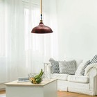 Vintage Retro Industrial Loft Hemp Rope Metal Pendant Ceiling Light Retro Lamp