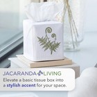 Square Tissue Box Cover  Linen cotton Fabric Tissue Holder  Decorative Cloth    