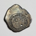 1846 Costa Rica Cob 1 Real Counterstamp Over Bolivia Cob 1 Real Holed  k779