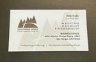 Don Kojis Business Card Signature Signed Autograph Auto Ttm  wilt Chamberlain 