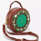 Loungefly The Lord Of The Rings Floral Hobbit Door Figural Crossbody Bag