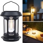 3x Solar Portable Hanging Camping Motion Sensor Light Rechargeable Lighting Lamp