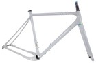 Open Cycle U p  Carbon Disc Gravel Bike Frameset 700c Large Grey 40c 2 1  Max