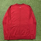Nike Golf Tiger Woods Collection Merino Wool Blend Red Sweater Men s Xl Euc
