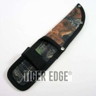 Fixed-blade Knife Sheath   Hunter Camo Nylon Belt Pouch - For Blades Up To 5 