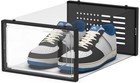 12 24 Pack Xl Clear Drop Side Shoe Boxes Stackable Sneaker Storage Display Case