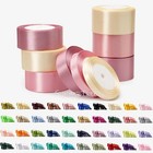 25yards 6mm - 50mm Satin Ribbon Choose Your Color