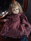 17    Antique Mme Alexander Composition Doll Side Glancing Sleepy Eyes  Wig